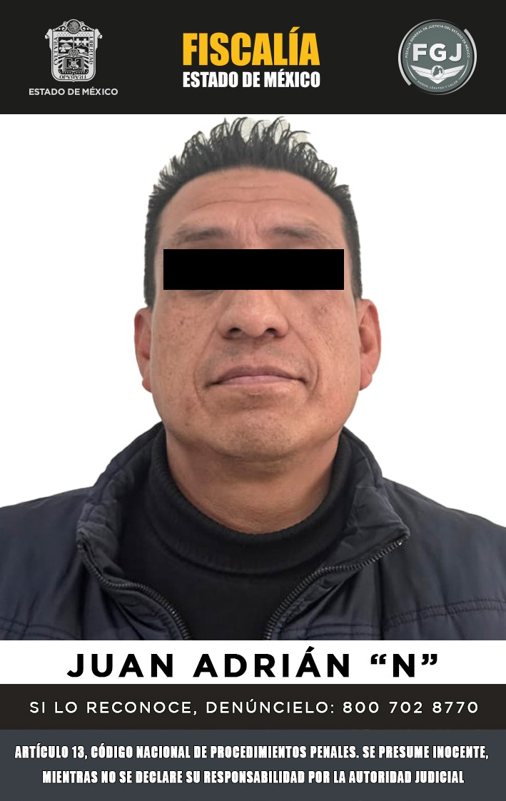 Aprehenden a violador de una menor de edad tras hechos ocurridos en Amecameca 