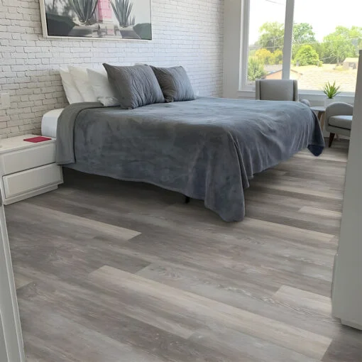 Piso Vinílico LVT Para Pegar Midgrey 2mm