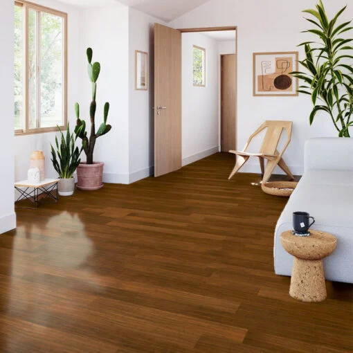 Piso de Madera Maciza Bamboo Strand Woven Carbonizado 14mm