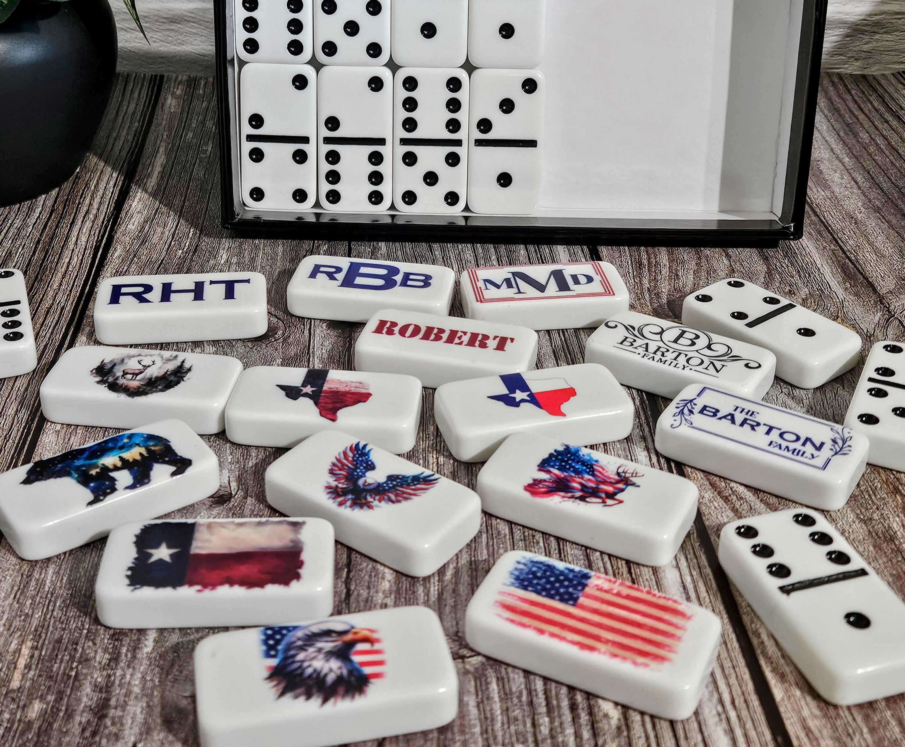 Personalized Dominoes Double Six