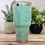 Thumbnail: Giant Ocean Wave 360 wrap engraved on 35 oz Yeti with straw and handle