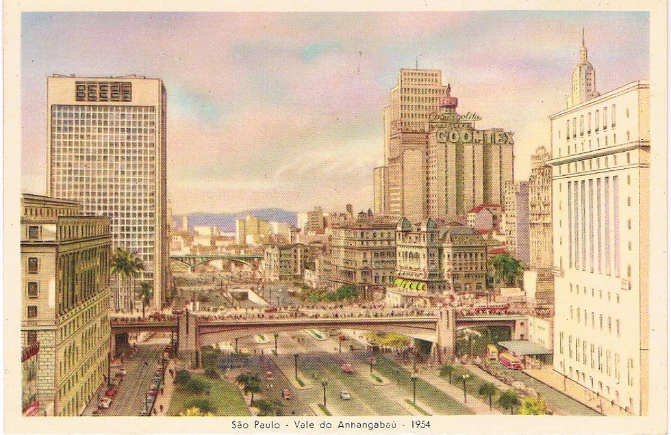 Vale do Anhangabaú 1954