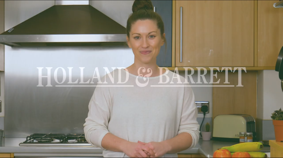 Holland & Barrett Wellbeing presenter