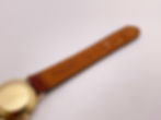 Thumbnail: Tiffany & Co 14K Yellow Gold Vintage Automatic Watch Leather Band
