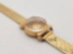 Vintage Omega OT 10935 18K Yellow Gold Diamond Dial Ladies Watch