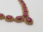 IGI Certified 60.14 CT Ruby 8.33 CT Diamond 14K Yellow Gold Necklace