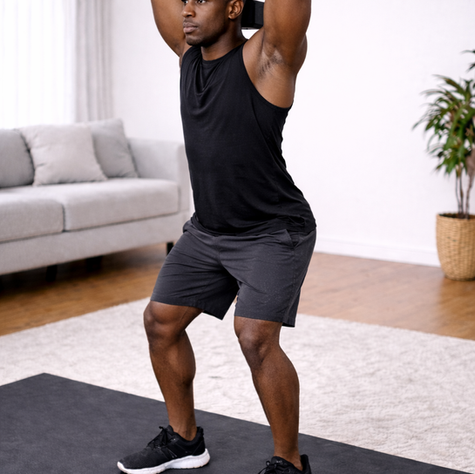 Overhead Triceps Extension at Home | Dumbbell Exercise