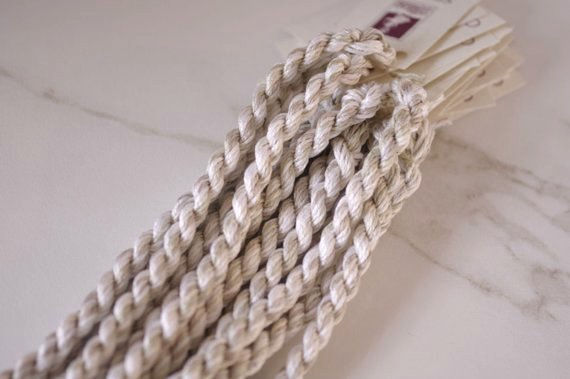 Snow Creme Silk N colors by The Thread Gatherer