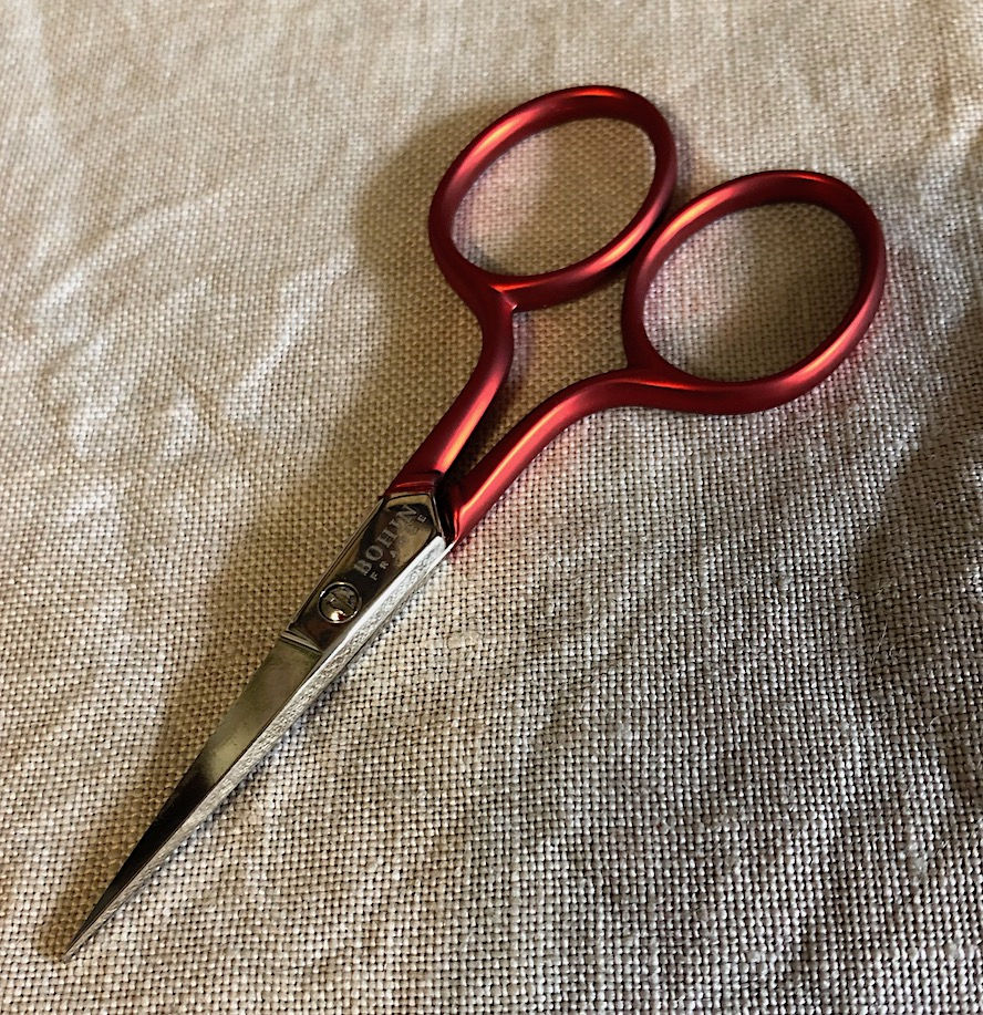 SOFT TOUCH ROUGE EMBROIDERY SCISSORS from Bohin France