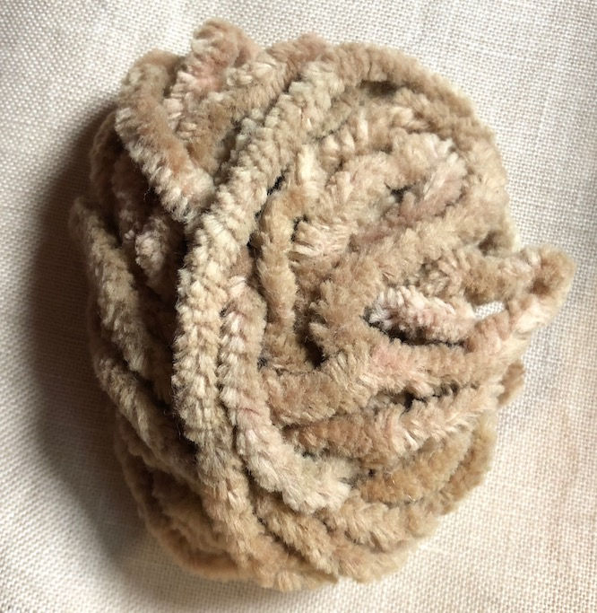 TOAST CHENILLE Trim 3-Yard Packet by Lady Dot Create