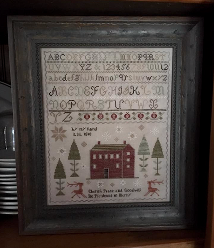 Peace & Goodwill Sampler by Chessie & Me | KittenStitcher