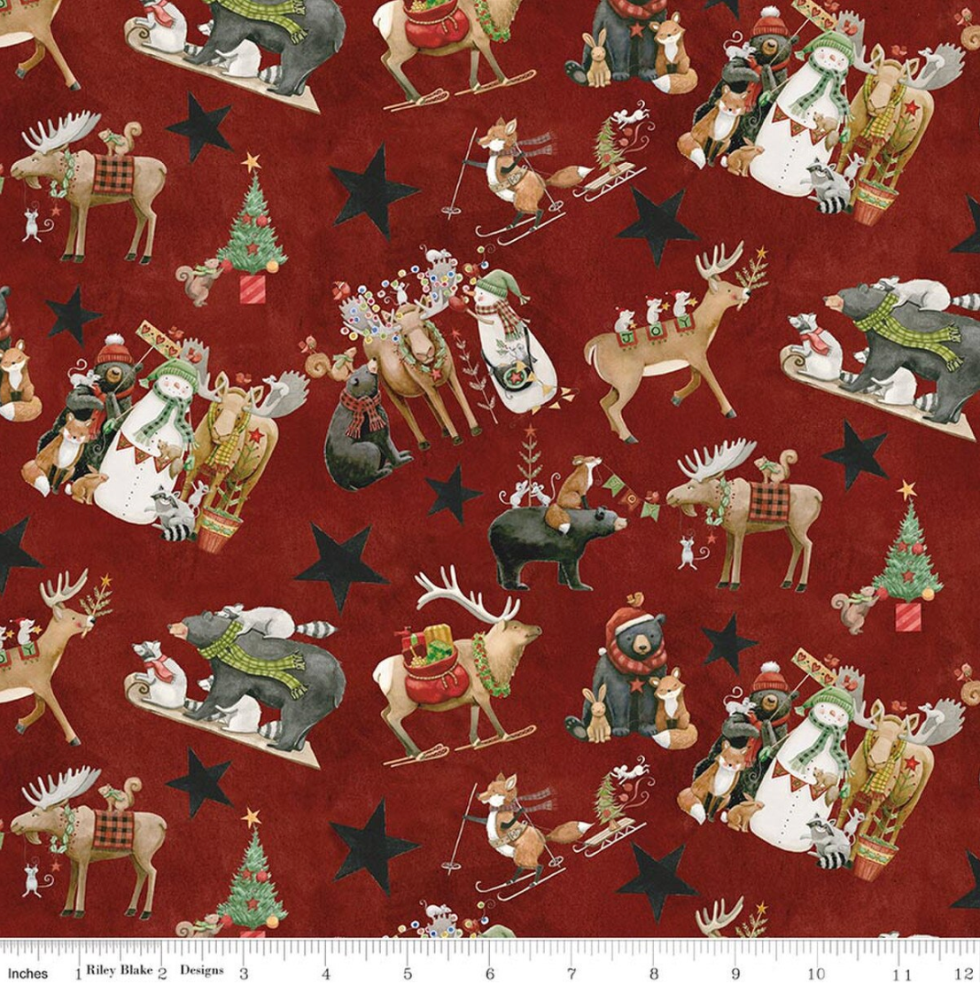 MAIN 17830 - NORTHERN CHRISTMAS by Teresa Kogut for Riley Black