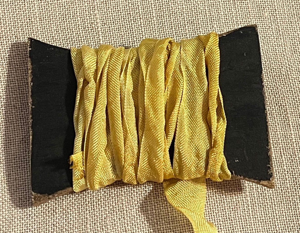 Honey Whiskey 1/2" Crinkle Ribbon by Dames of the Needle