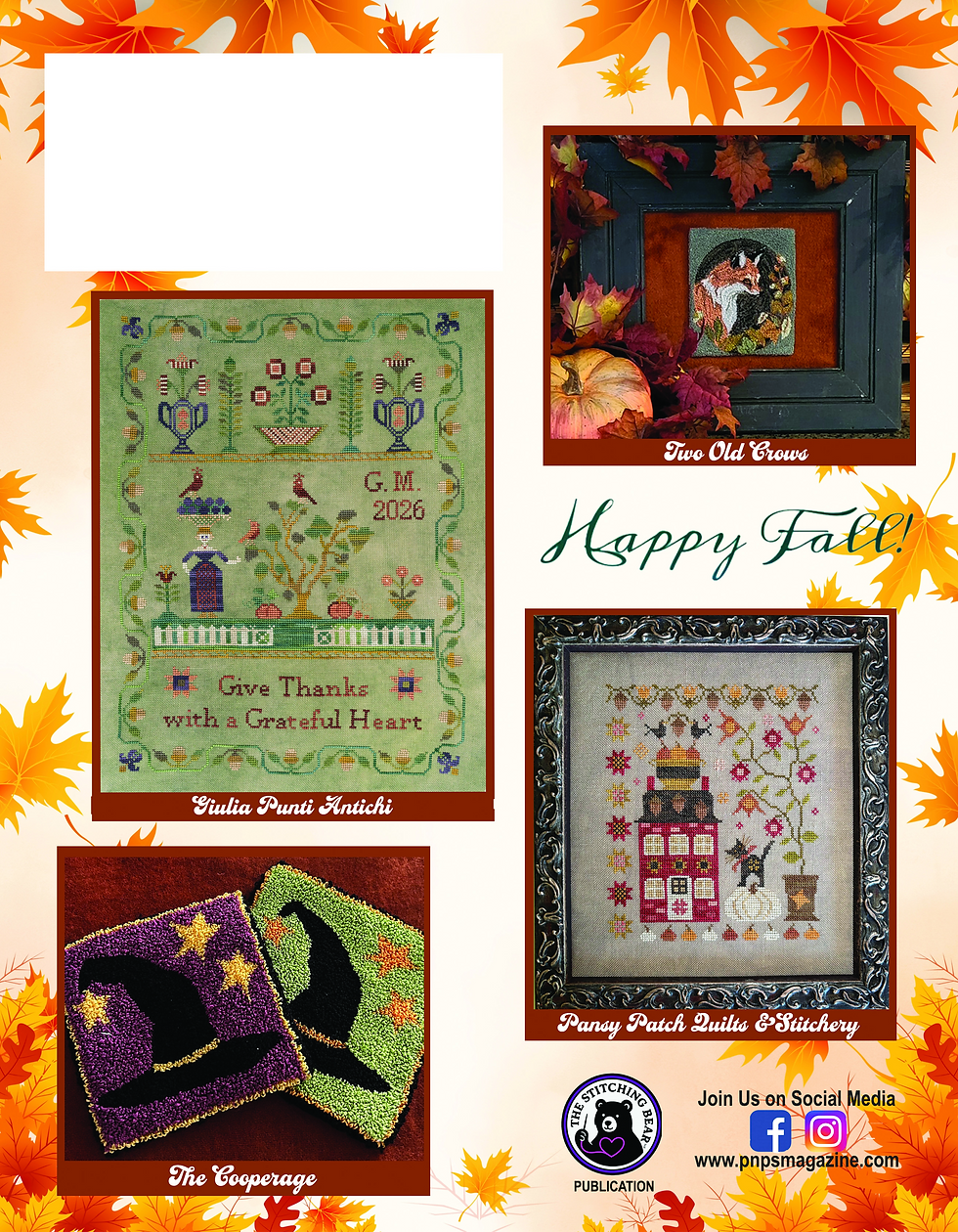 Thumbnail: AUTUMN 2026 PUNCH NEEDLE & PRIMITIVE STITCHER MAGAZINE