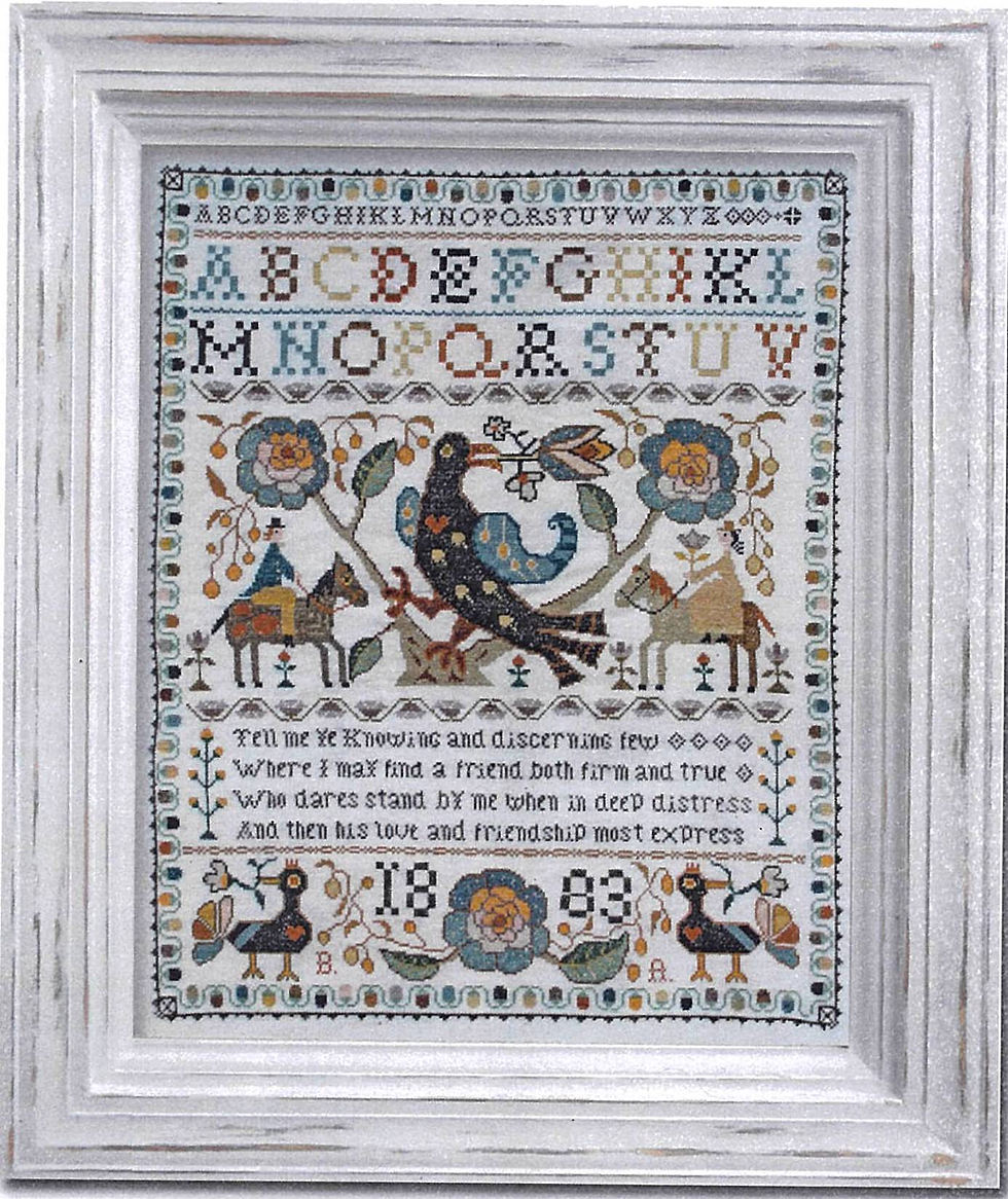 PORTUGUESE BIRD SAMPLER by Barbara Ana Designs