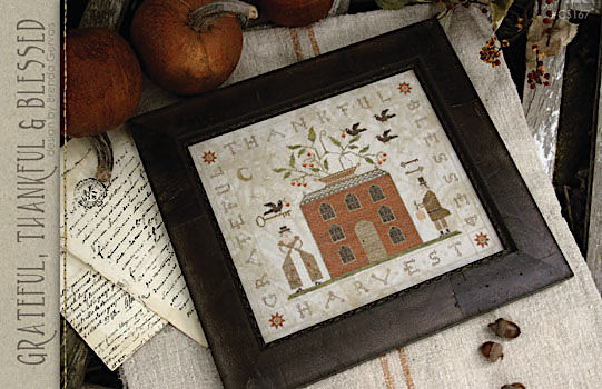 GRATEFUL, THANKFUL & BLESSED by With Thy Needle & Thread Brenda Gervais