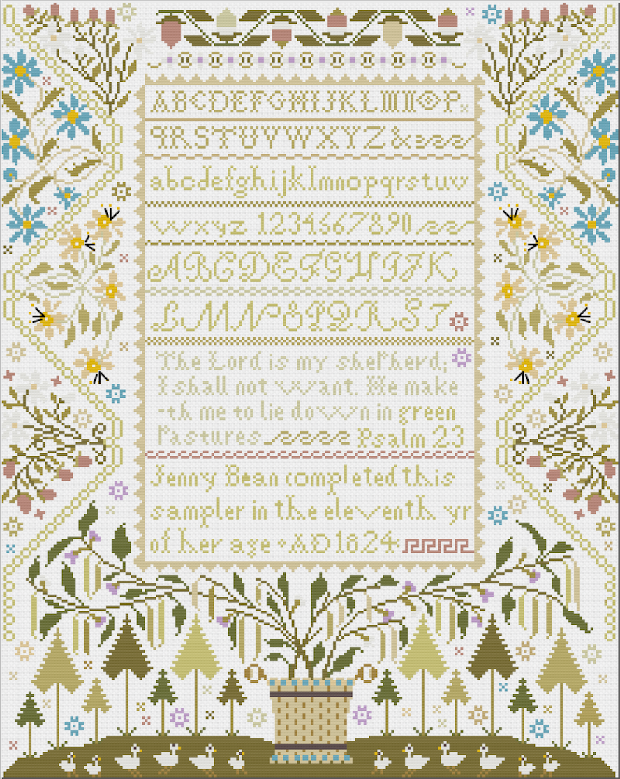 Thumbnail: DOWNLOAD Jenny's Bean Garden: The Green Bean Sampler by Shakespeare's Peddler