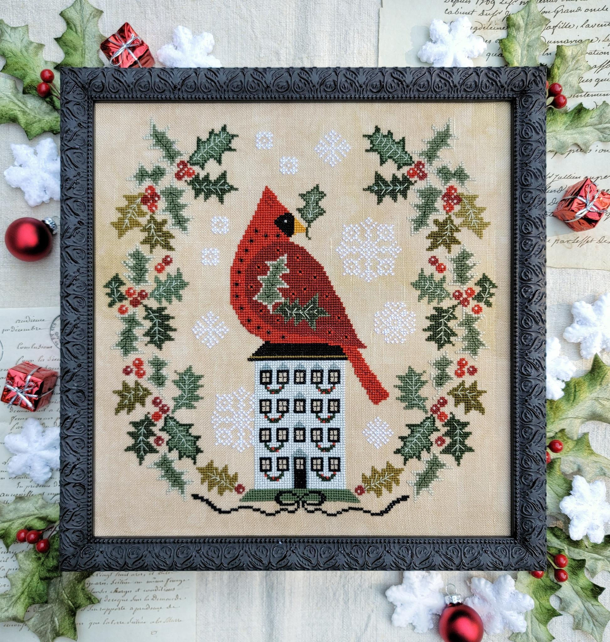 HOLLY WREATH by Kathy Barrick AND Hello from Liz Mathews