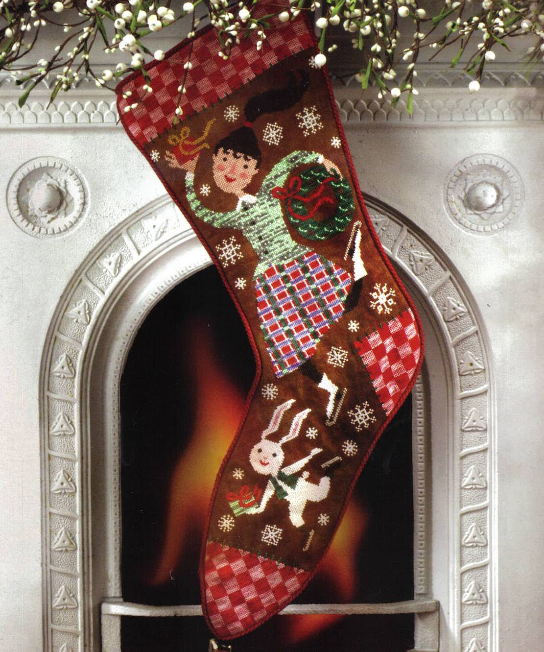 Special Delivery Christmas Stocking by Birds of a Feather