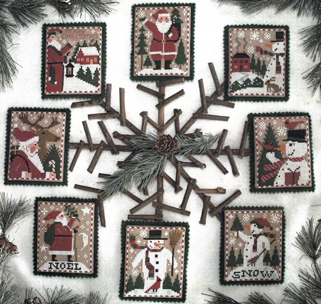 SANTAS & SNOWMEN by The Prairie Schooler