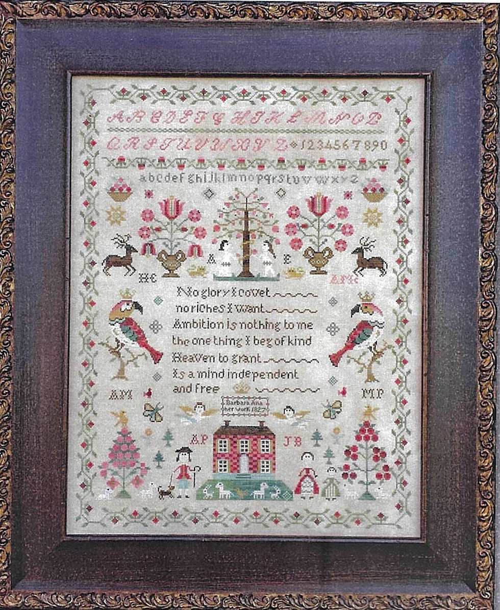 The Snooty Parrots Sampler by Barbara Ana Designs