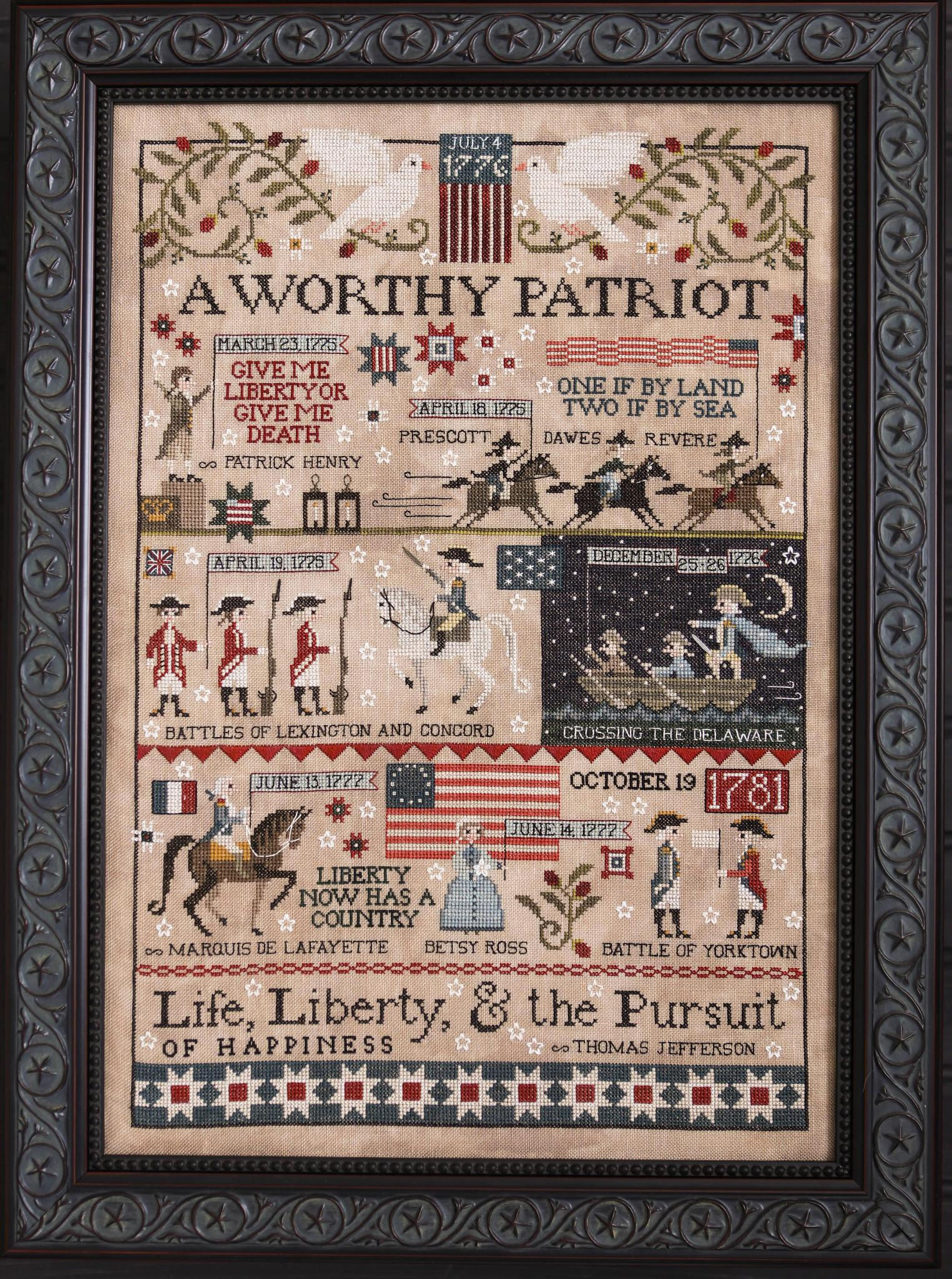 PREORDER: A WORTHY PATRIOT by Plum Street Samplers