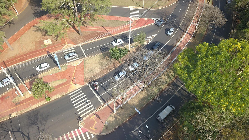 Vista aérea da Avenida Meira Junior em Ribeirão Preto