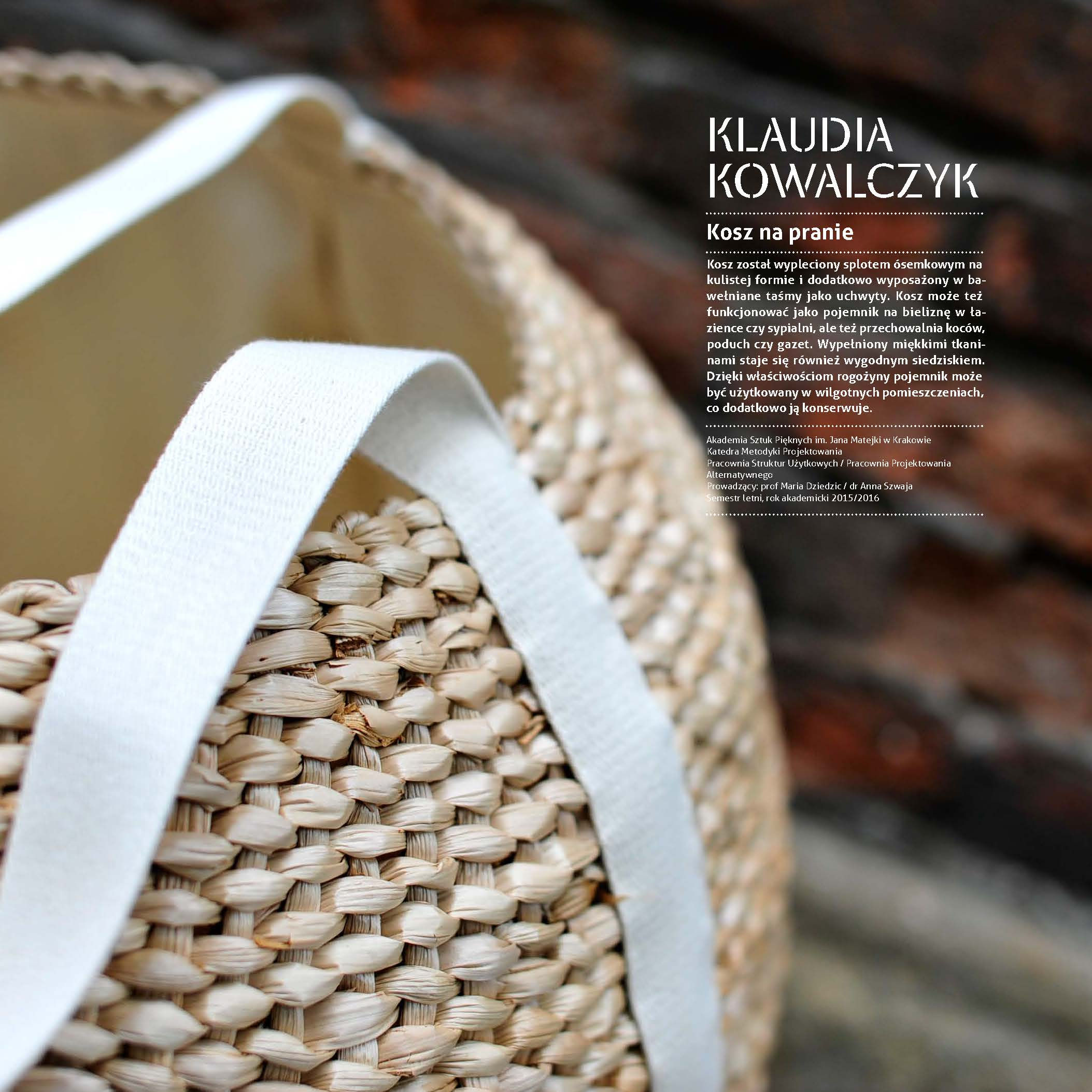 Projektant: Klaudia Kowalczyk