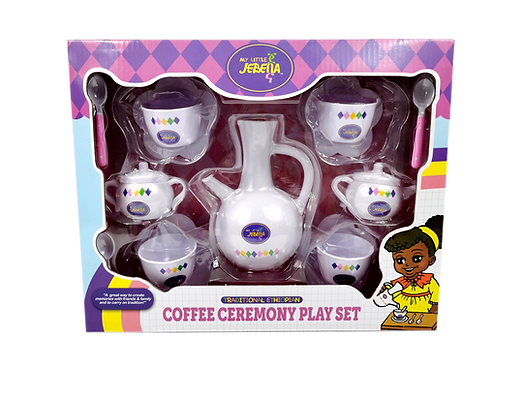 Pretend Play Coffee Set in the toy box