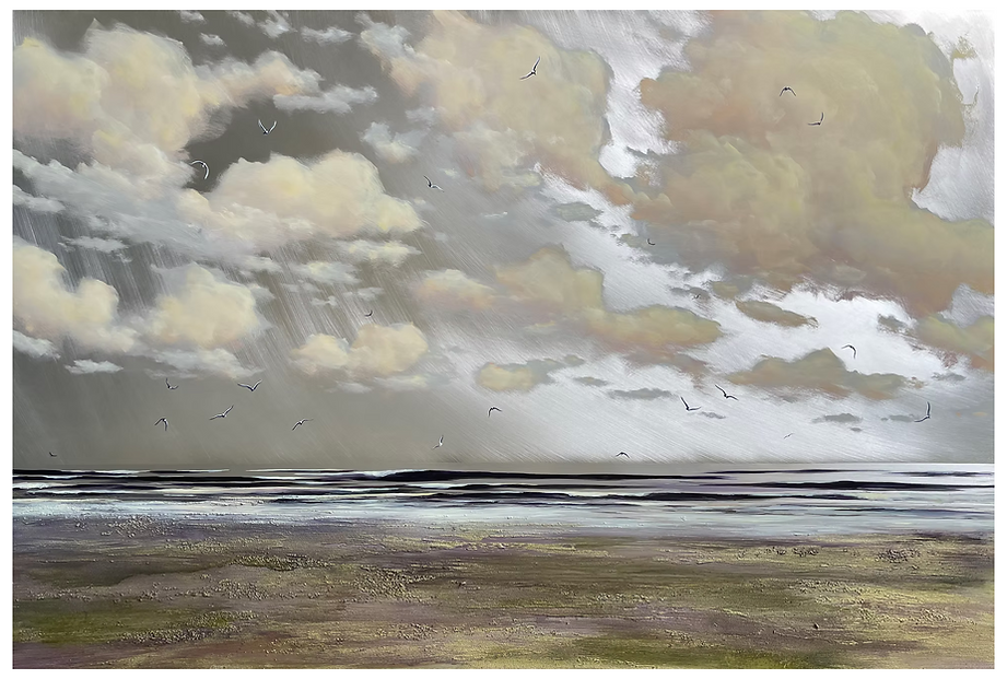 'Soothing The Senses', Stiliana Alexieva, 100x150cm cm, mixed media on aluminium .png