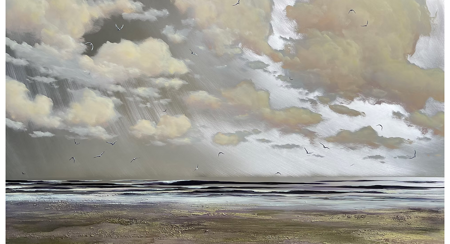 'Soothing The Senses', Stiliana Alexieva, 100x150cm cm, mixed media on aluminium .png