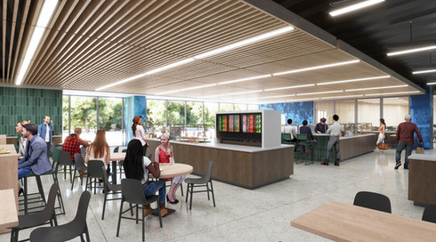 Servue by Vollrath is a touchless dispensing food bar that can feature salad, yogurt, grains and other foods to provide a healthy, fresh offering.