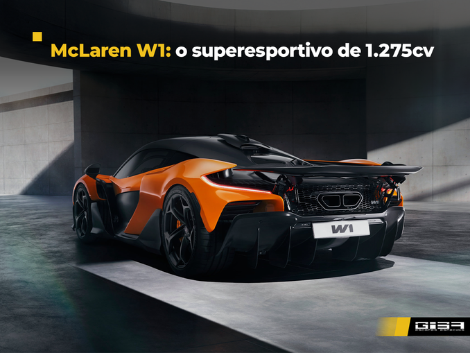 McLaren W1 o superesportivo de 1.275cv.