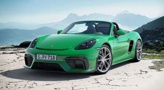 Porsche 718 Spyder 2023 é esportivo com tradicional motor boxer