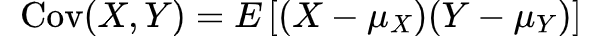 Covariance definition