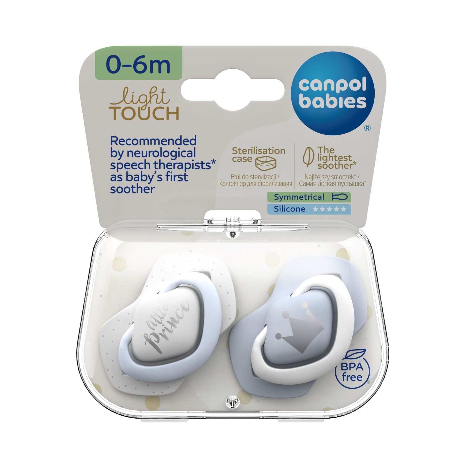 Canpol - Little Princess / Little Prince Soothers x 2