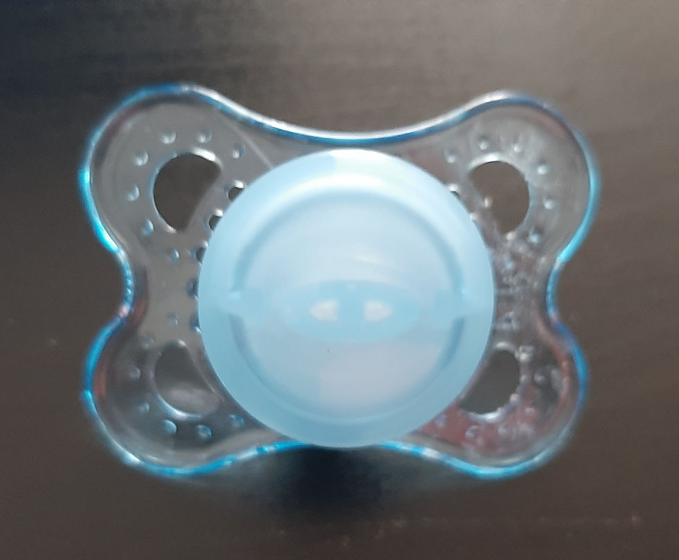Miniature : Modified Boys Dummy Pacifier for Silicone Dolls Newborn Size