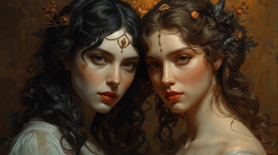 Feminine energy frequencies displayed through cosmic symbols representing Lilith, Venus, and multidimensional awakening.
