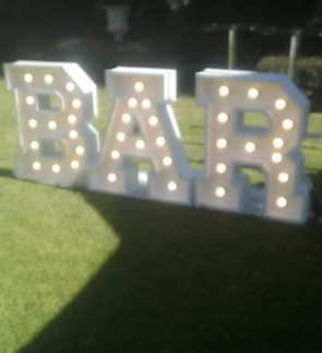 Bar 1 Lettering Marquee Letters | Alpha Events