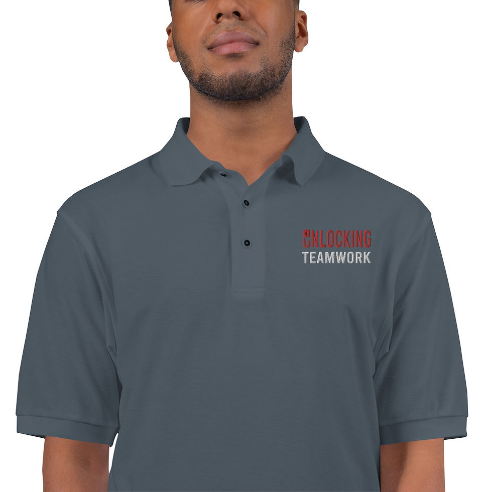 Thumbnail: Unlocking Teamwork Men's Premium Polo