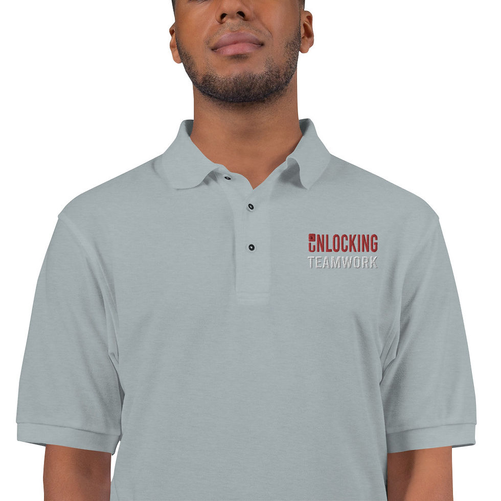 Thumbnail: Unlocking Teamwork Men's Premium Polo