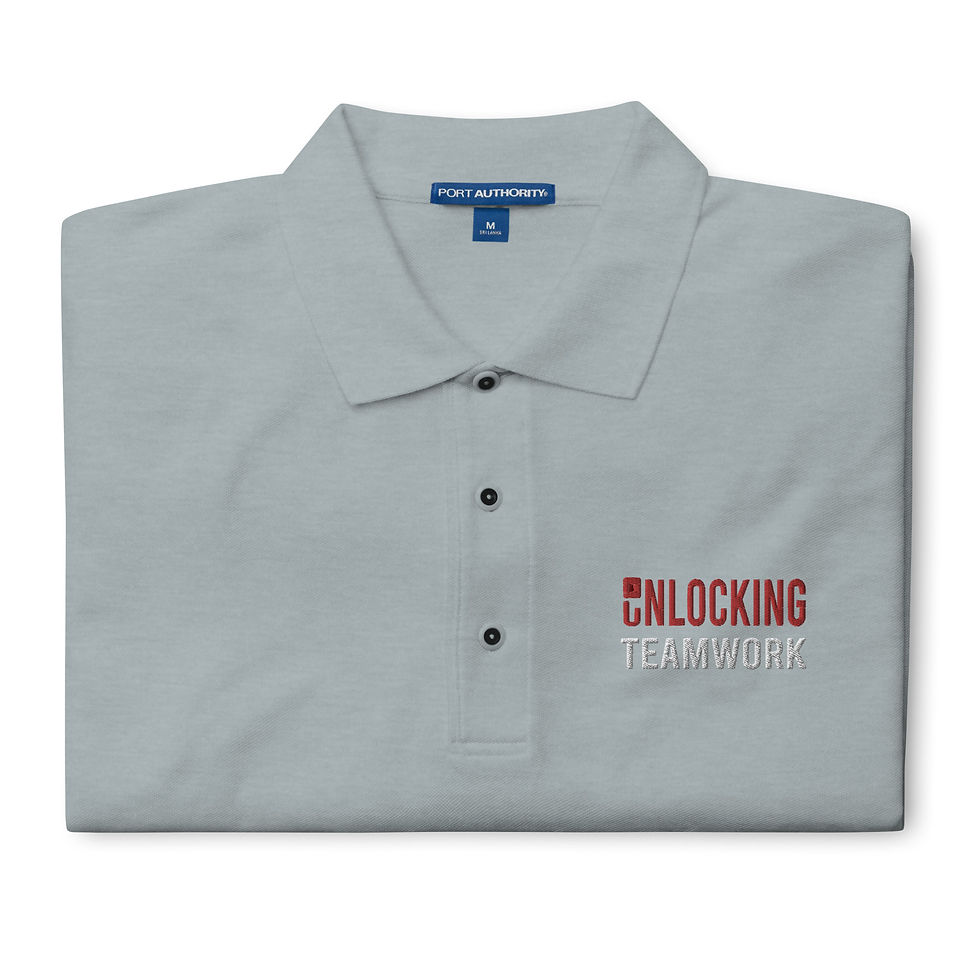 Thumbnail: Unlocking Teamwork Men's Premium Polo
