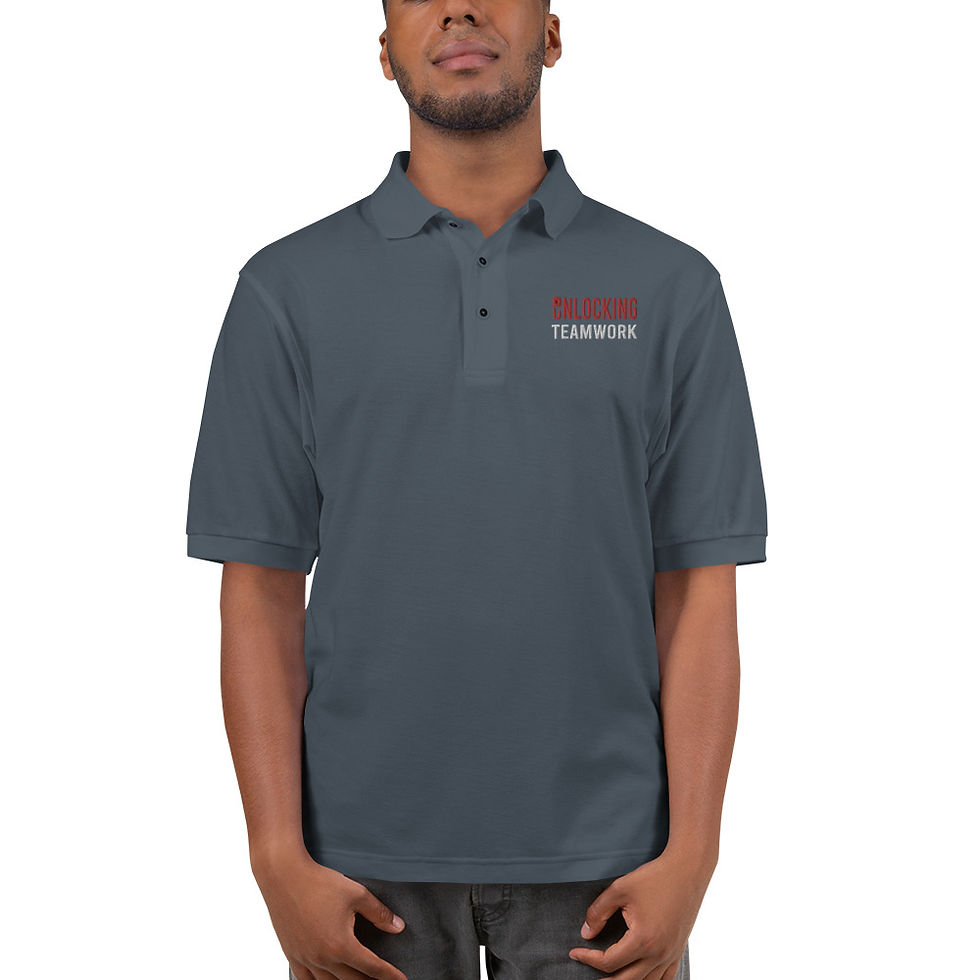 Thumbnail: Unlocking Teamwork Men's Premium Polo