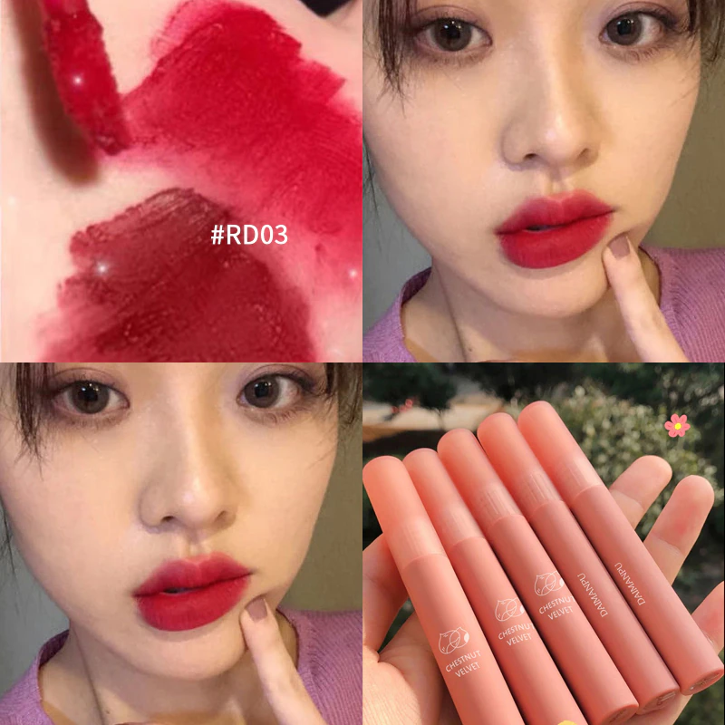縮圖：12 Color Velvet Matte Lipstick | Long Lasting Waterproof Chestnut Lip Stick 