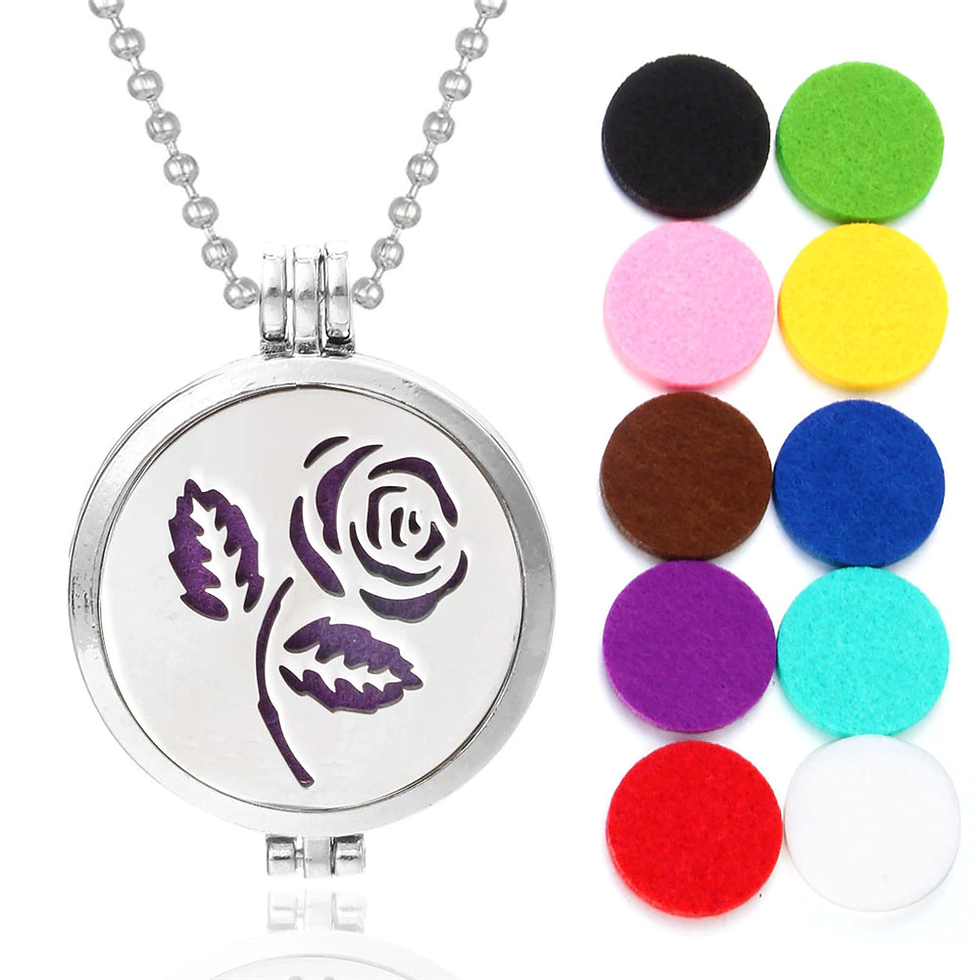 Miniature : New Aromatherapy Jewelry Tree of Life Aroma Necklace Essential Oils Diffuser