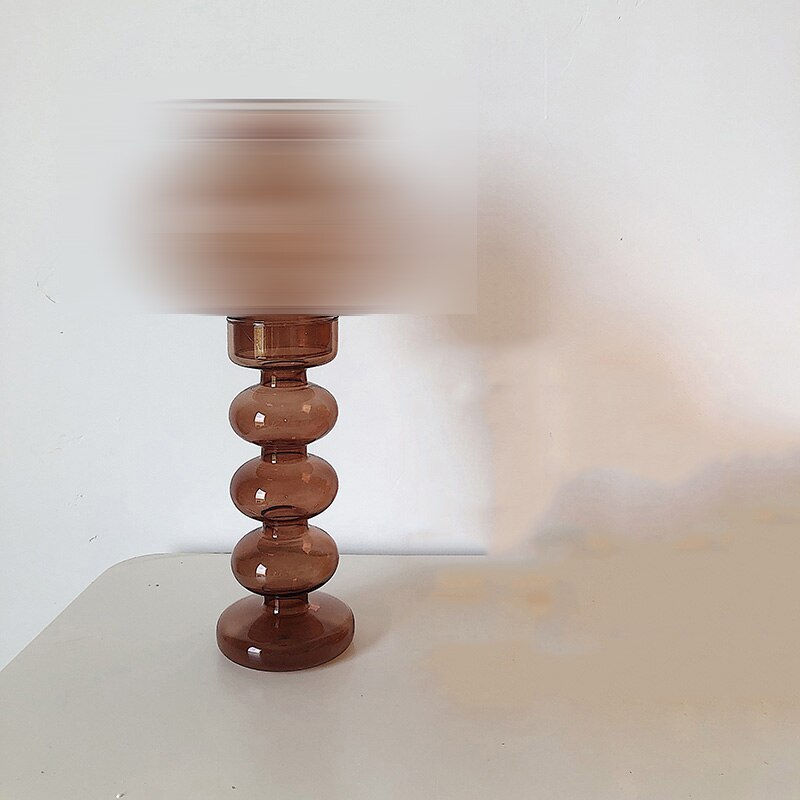 縮圖：Glass Candle Holders | Romantic Wedding Candelabra Home Decor 