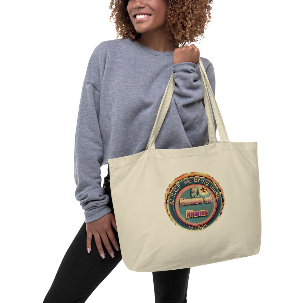 Large H.O.F. organic tote bag