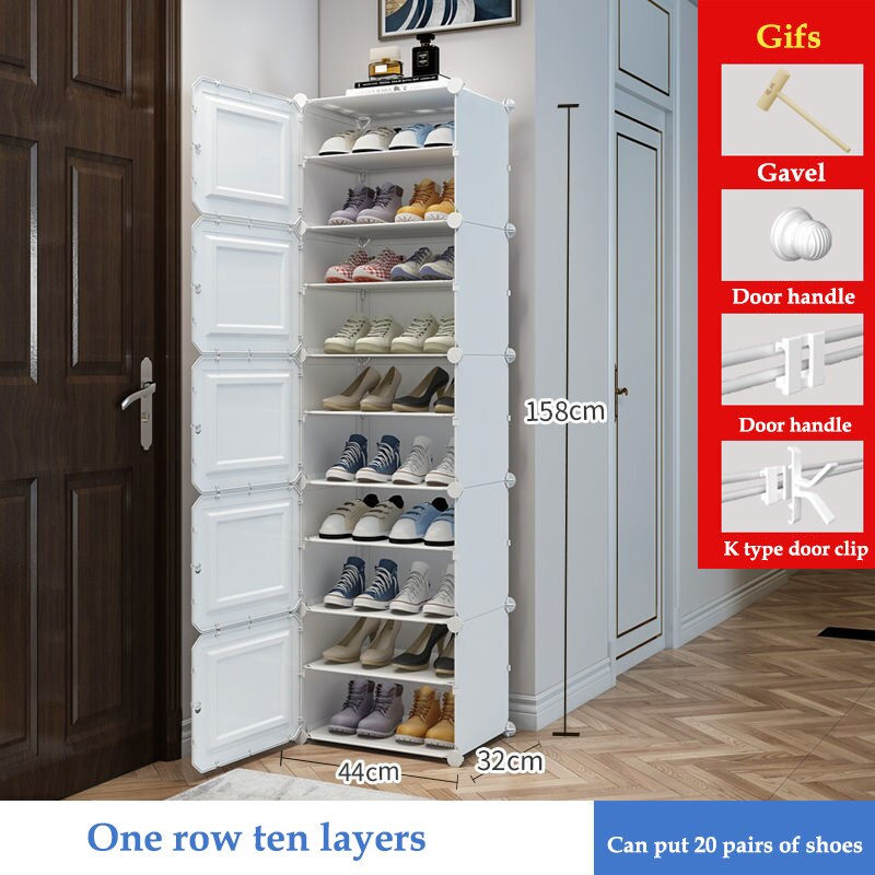 Miniaturbild: Easy-assembly Shoe Storage Rack/ Cabinet with Door