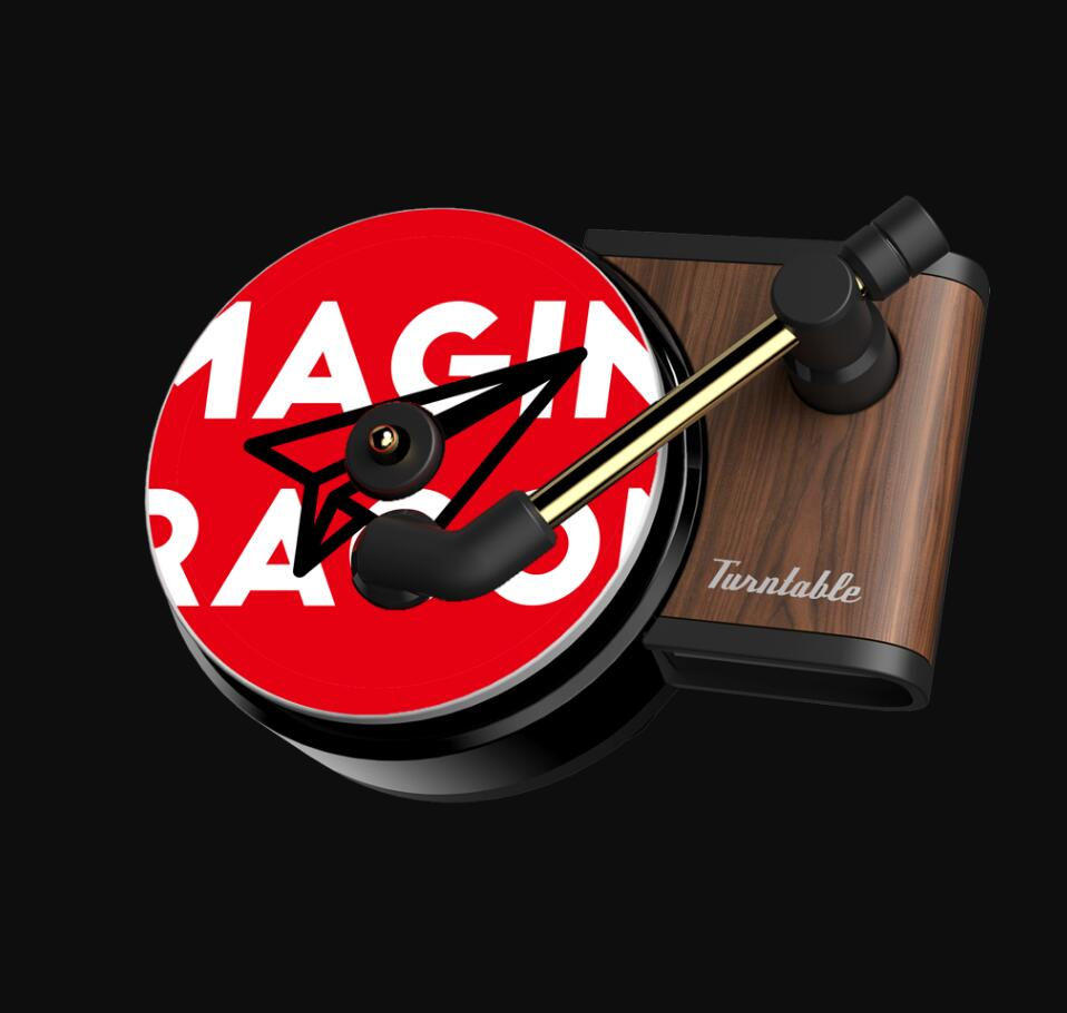Thumbnail: Car Air Freshener Car Perfume Phonograph 