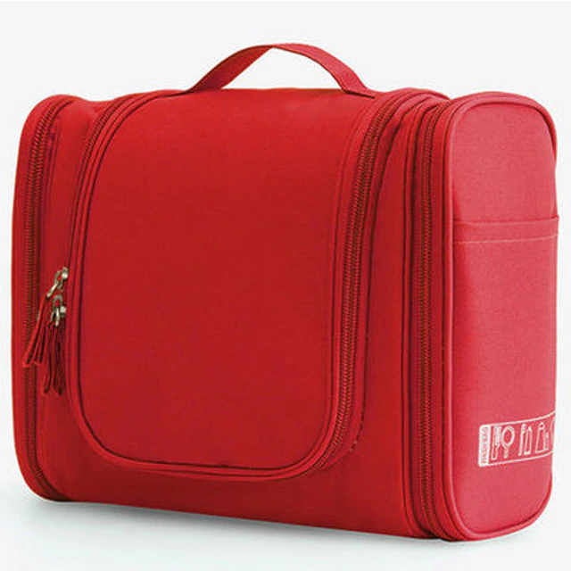 Thumbnail: Waterproof Nylon Travel Organizer Bag Unisex Women Cosmetic Bag Hanging Travel